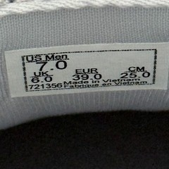 Vans Rowan 2 Low Top Skate Shoes Mens 7 US Grey White Suede Leather Sneakers