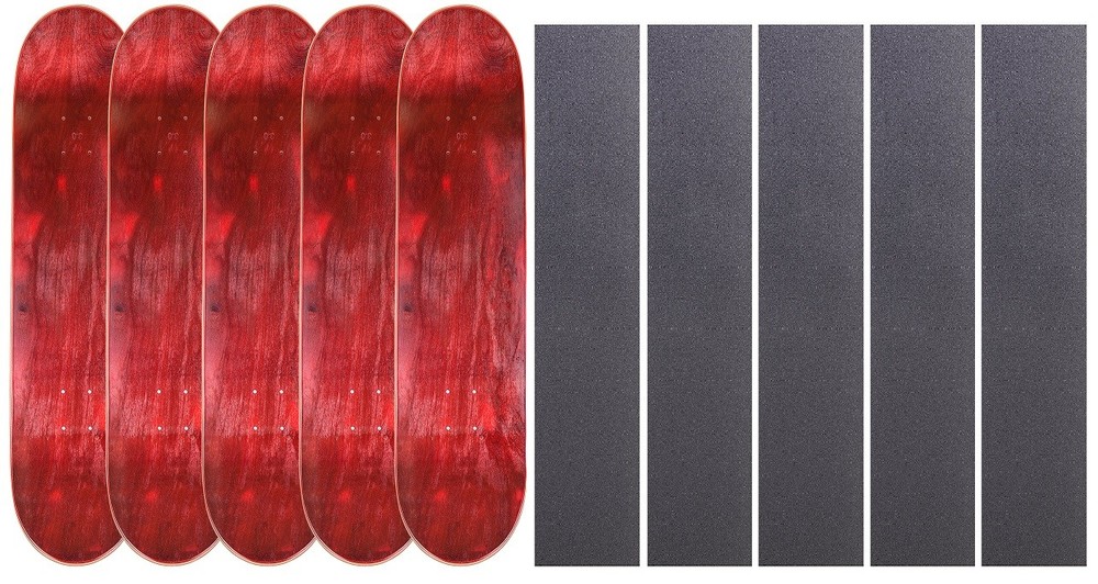Cal 7 Maple Skateboard Deck Multi-Color 7.75″ 8″ 8.25″ 8.5″ w/Grip Tape 5 Pack