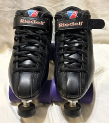 Riedell R3 Cayman Roller Skates Men’s Size 9 Black w/ Zen Sonar Wheels VGC