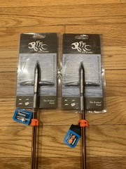 Fin Finder Hydro carbon Bowfishing Arrow Orange Kraken Point SET OF 2