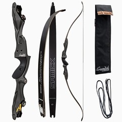 SAMICK 64″ Discovery Archery Recurve Bow – ILF CNC Riser – Wood Core Carbon ILF