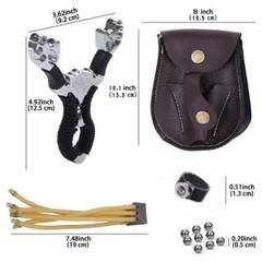 Hunting Professional Heavy Duty Slingshot Kits High Precision Powerful Catapult