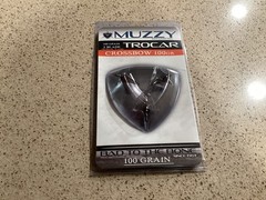 Muzzy 3 BLADE Trocar 100 Grain Broadheads 1 pack-Crossbow-#77