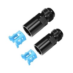 8AN Male Flare to 3/8 Female EFI Fuel Rail Fitting with SAE Quick 8AN to 3/8