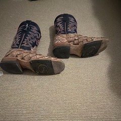 Men’s Justin Boots Tan Pirarucu Ocean Front 7d