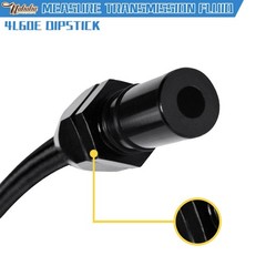 HAHAHA 700R4 4L60E 4L80E Trans Flexable Stainless Braided Hose Dipstick Black