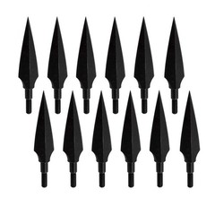 6/12X Archery Arrowheads 150grain Hunting Broadhead Screw Points Bow Arrow Shoot