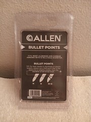 24 Allen Bullet Points 5/16″ Diameter, 125 Grain ( 14621A )