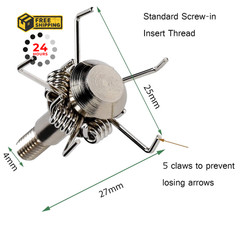 KURUGEILI 12PK 100 Grain Small Game Broadheads Judo 100 Mixed Broadhead