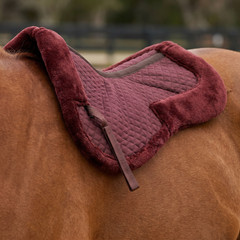 Half Pad for Saddle Correction Breathable, Non-Slip, Durable Quilted Design