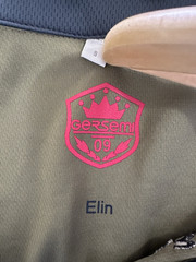 GERSEMI Elin Schooling Top Small Olive Green Short Sleeve