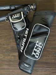 Avalon Tec One Target Quiver – Black/Silver – Excellent Condition