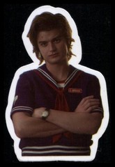 Stranger Things Steve Harrington Sticker 3 Inches x 2 Inches Skateboard Decals