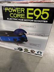 RAZOR E95 ELECTRIC SCOOTER, 120LB, 10MPH – BLUE