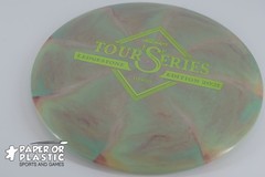 Discraft Ledgestone 2021 TOUR ESP STRATUS Disc 166 G Driver Red Green Foil Green