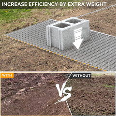 3’X 6′ Heavy Duty Field Drag Mat for Baseball & Softball, Landscape Leveling Ste