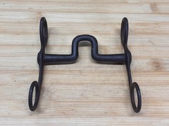 Vintage Short Shank Ported Western Small Horse Pony Bit ~ 4 1/2″ Mouth