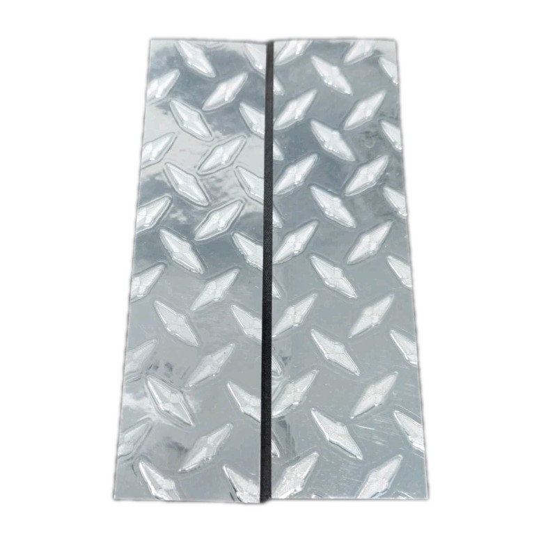 12 Pack 4″ Arrow Wraps: Diamond Plate Chrome Reflective: Vinyl Stickers: 1″ Wide