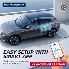 Level 2 EV Charger, 11.5KW /50A Fast Home Charging Station, 27.3ft Extended Char