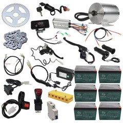 48V 1800W 72V 3000W Electric Motor Kit Go Kart Motorcycle Dirt Bike Razor MX650