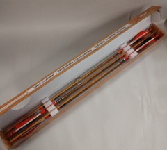 (6) Black Eagle – Vintage – 19/64″ Dia. – .001 Strt – 400 Spine – Carbon Arrows