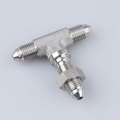 Stainless Steel -3 AN Male Flare Bulkhead Tee, 3 Way x AN3 Brake 3AN 3 Way Tee