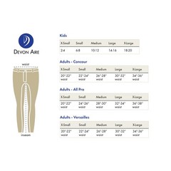 Devon Aire X-Wear Brown Knee Patch Pull On Breeches Pants XS 2647
