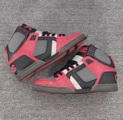 Osiris NYC 83 red black skateboarding shoes #skateboarding #y2k