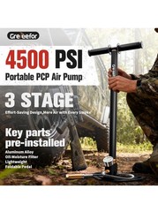 High-Pressure 4-Stage PCP Hand Pump 30MPa for Air Rifles, HPA Tanks, Paintball