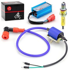 6Pin AC CDI Ignition Coil Spark Plug For Taotao GY6 Scooter ATV 50 80 100 125 cc