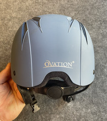 Ovation Deluxe Schooler Riding Helmet Equestrian, Blue, S/M (52-56)