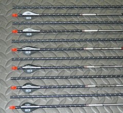 New 12 Easton FMJ 400 Spine 5mm Arrows- Full Metal Jacket-10.2 GPI-Cut/Insert Av