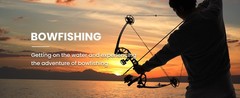 Bowfishing Bow Kit with 3 Arrows 15-45 LBS,Fishing Reel for Fishing, Hunt＆Shoot
