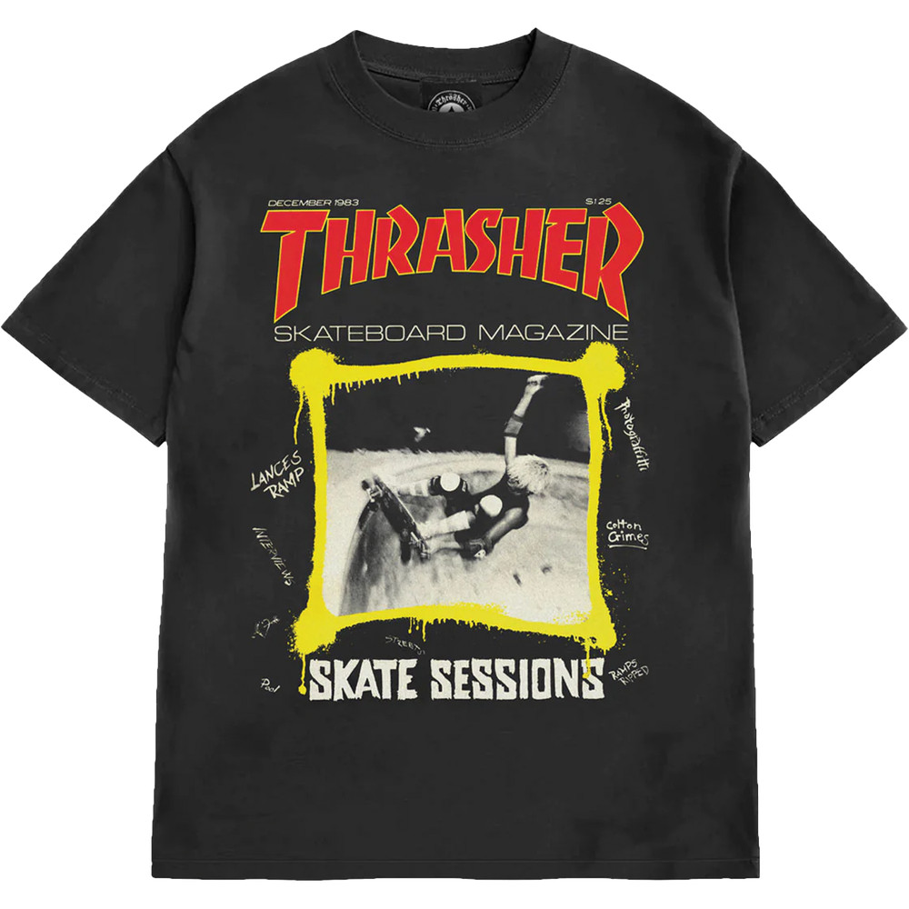 Thrasher Magazine December 1983 Black T-Shirt
