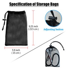 30KN Climbing Carabiner Locking Safety Prusik Climbing Rope Rappelling Rock Cord