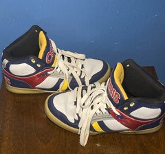 VINTAGE Osiris Skate Shoes NYC 83, Rare Primary Colors w/ Box Y2K US Mens Sz 10