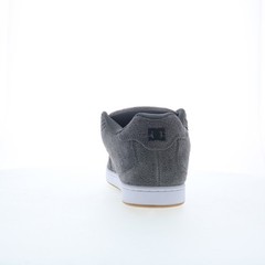 DC Net SE DC03260025-GRYBLK Mens Gray Suede Skate Inspired Sneakers Shoes