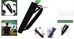 Lightweight Foldable Archery Quiver with Padded Strap & Belt Clip – 30 Arrows