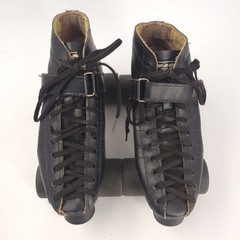 Vintage Labeda LT429 Roller Skates Size 8 Black w/ Wicked To The Max 62mm Wheel