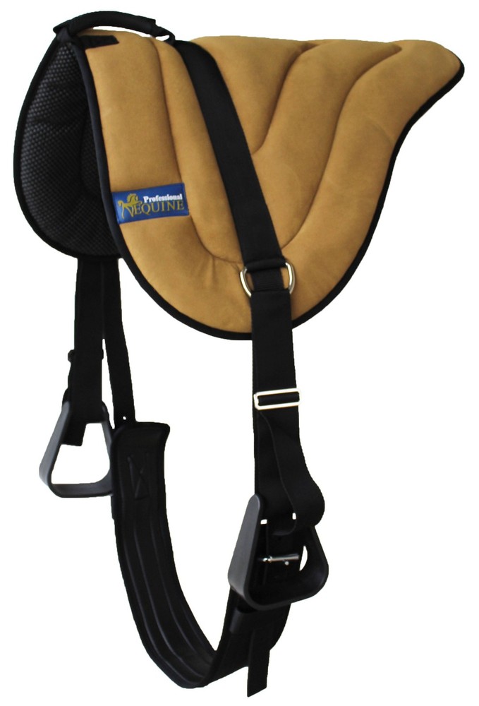 Challenger Western Lightweight Neoprene Padded Bareback Saddle Pad with Stirrups