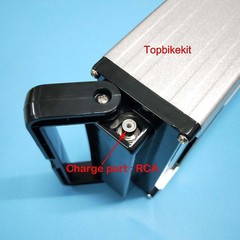 Aluminium Rear Rack Battery Case 05 / 07 36V for ebike battery 18650 cells