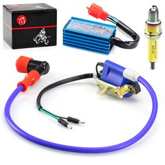 6Pin AC CDI Ignition Coil Spark Plug For Taotao GY6 Scooter ATV 50 80 100 125 cc