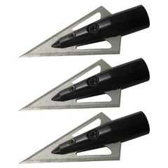 Traditional Wooden Arrow Specific Hunting Broadheads – 12pcs 135 Grain, 0.35″…