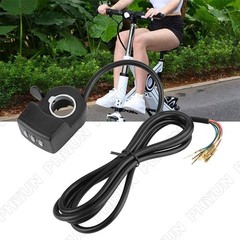 6.5» 36V LED Twist Throttle Thumb Control Set For E-bike Electric Bike Scooter