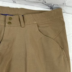 Irideon Riding Wear Womens Riding Pants L Tan Bootcut 2 Snap Zip 34×32 Pockets