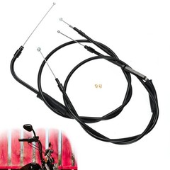41.3″ Throttle & Idle Cable Kit for 2000-2006 Touring 12″ Handlebar, 2007-201…
