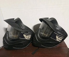 JT Paintball Mask Vison Goggle Strap Helmet Vented Ventaltion Two Pre-owned