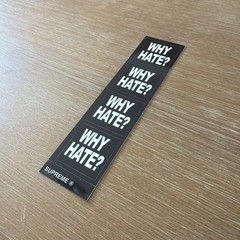 Supreme Lil B Based God Why Hate Black Mini Stickers SS26, FREE GIFT INCLUDED