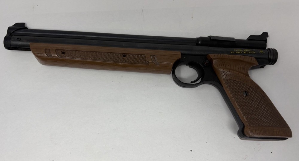 Vintage Crosman Model 1377 «AMERICAN CLASSIC» .177 Cal Pump Air Pistol WORKS!