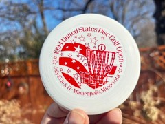 1994 United States Open New Wham-O MINI Disc Golf #44 (Free Frisbee Pin)